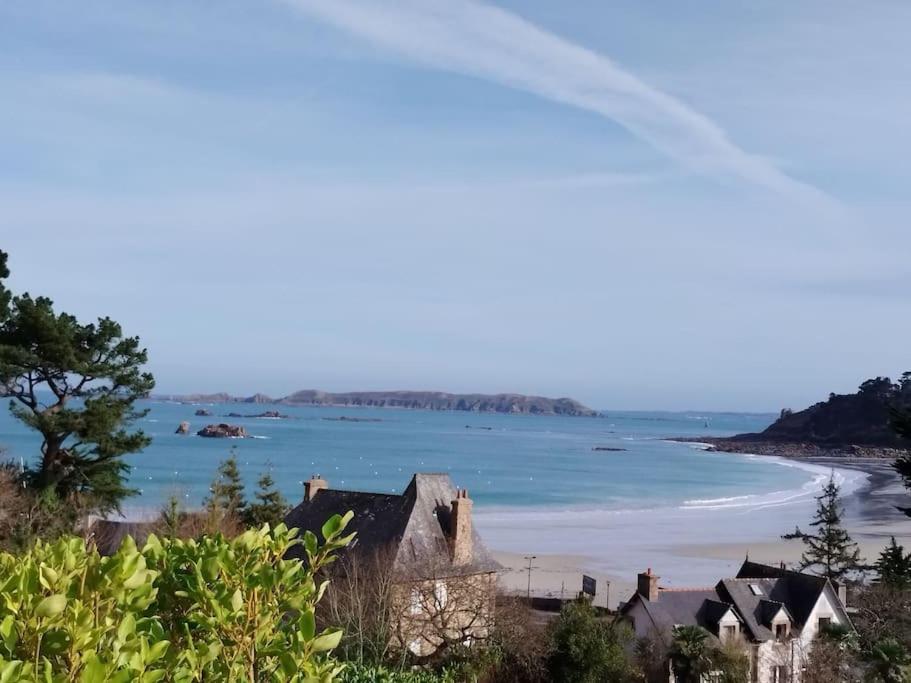 Studio Vue Mer - Plage De Trestraou Perros-Guirec Dış mekan fotoğraf